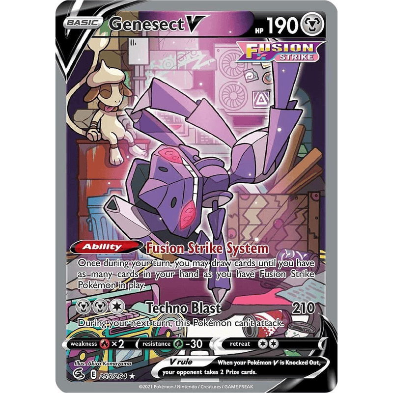 Genesect V (Alternate Full Art) - SWSH08: Fusion Strike (SWSH08)