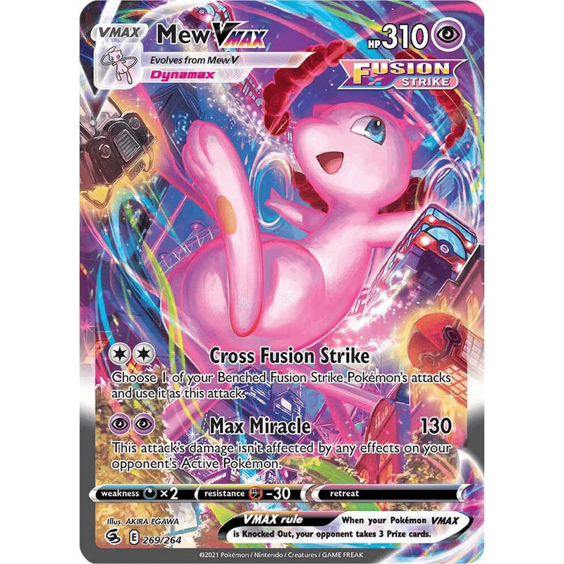 Mew VMAX (Alternate Art Secret) - SWSH08: Fusion Strike (SWSH08)