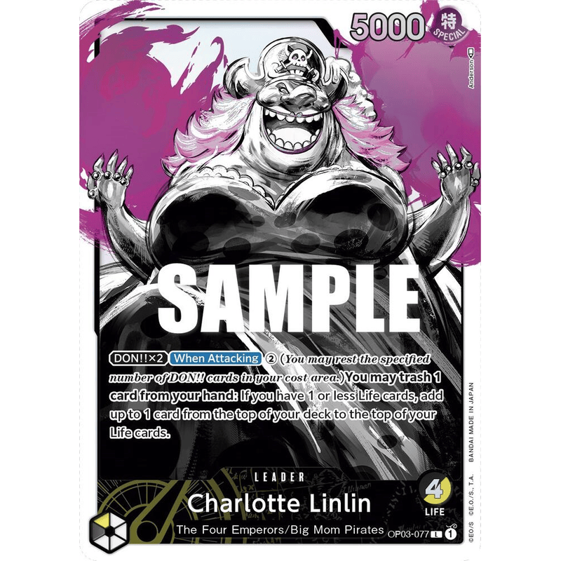 Charlotte Linlin (077) (Alternate Art) - Pillars of Strength (OP03)