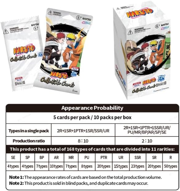 Kayou Naruto Smriti Chapter Jin Collectible Card Display