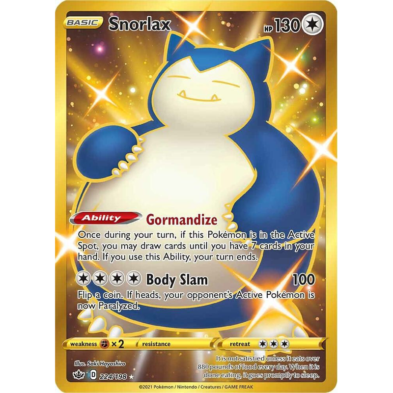 Snorlax (Secret) - SWSH06: Chilling Reign (SWSH06)