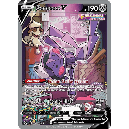 Genesect V (Alternate Full Art) - SWSH08: Fusion Strike (SWSH08)