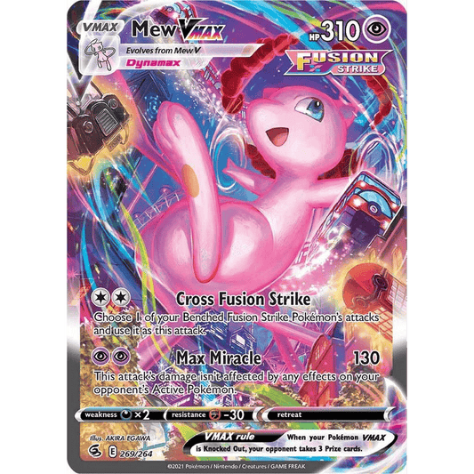 Mew VMAX (Alternate Art Secret) - SWSH08: Fusion Strike (SWSH08)