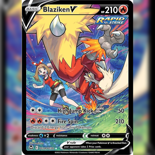 Blaziken V - SWSH12: Silver Tempest Trainer Gallery (SWSH12: TG)