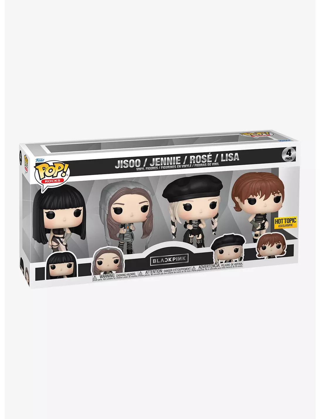 Funko BLACKPINK POP! Rocks Jisoo, Jennie, Rose & Lisa Hot Topic Exclusive